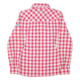 MAMMUT Womens Shirt Pink Check Long Sleeve S