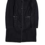 SANDRO Womens Jacket Blue Wool S