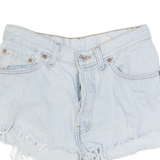 LEVI'S Extreme Short Womens Denim Shorts Blue S W26