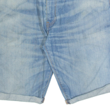 LEVI'S 504 Cut Off Mens Denim Shorts Blue M W32