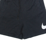 NIKE Mens Casual Shorts Black Relaxed S W26