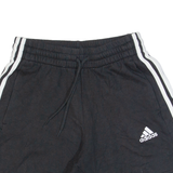 ADIDAS Mens Casual Shorts Black Relaxed S W26