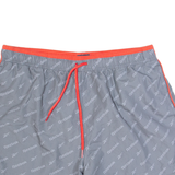 REEBOK Mesh Lined Mens Swimming Shorts Grey L W32