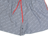 REEBOK Mesh Lined Mens Swimming Shorts Grey L W32