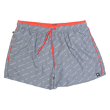 REEBOK Mesh Lined Mens Swimming Shorts Grey L W32