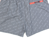 REEBOK Mesh Lined Mens Swimming Shorts Grey L W32