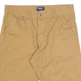 KANGOL Mens Chino Shorts Brown M W32