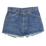 LEVI'S Womens Denim Shorts Blue Slim 90s S W28