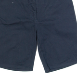 CYBILL Belted Mens Chino Shorts Blue Slim S W28