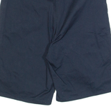 CYBILL Belted Mens Chino Shorts Blue Slim S W28