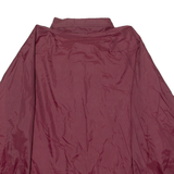South Louisville Shops Safety Award Mens Coach Jacket Maroon Nylon 80s USA XL