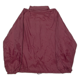South Louisville Shops Safety Award Mens Coach Jacket Maroon Nylon 80s USA XL