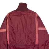 THE ORIGINAL SNOWMOBILE SUIT Womens Jacket Maroon Nylon 80s L
