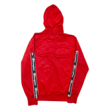 CHAMPION Mens Track Jacket Red Hooded S