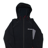 COLUMBIA Mens Jacket Black Hooded S