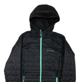 COLUMBIA Womens Jacket Black Hooded S