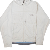 THE NORTH FACE Womens Fleece Jacket White Hooded XS