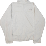 THE NORTH FACE Womens Fleece Jacket White Hooded XS