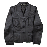 Womens Jacket Black Leather S