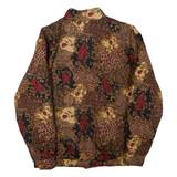 Womens Jacket Brown Floral M