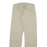 LEVI'S 514 Mens Trousers Beige Slim Straight W30 L32