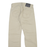 LEVI'S 514 Mens Trousers Beige Slim Straight W30 L32