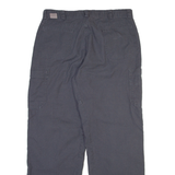 RED KAP Mens Trousers Grey Relaxed Straight W36 L32