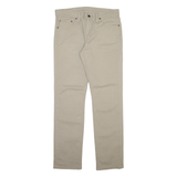 LEVI'S 511 Mens Trousers Beige Slim Straight W31 L32