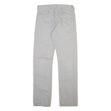 LEVI'S 512 Mens Trousers Grey Slim Tapered W29 L32
