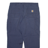 CARHARTT Mens Trousers Blue Relaxed Straight W38 L30