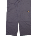 DICKIES Mens Trousers Grey Relaxed Straight W38 L31