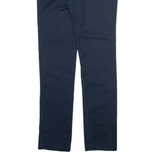 DICKIES 776f Womens Trousers Blue Slim Straight W28 L31