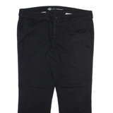 DICKIES Womens Trousers Black Regular Straight W38 L27