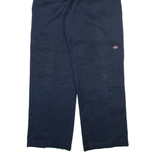 DICKIES Mens Trousers Black Regular Straight W32 L34