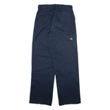 DICKIES Mens Trousers Black Regular Straight W32 L34