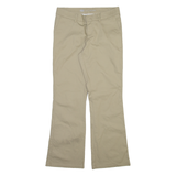 DICKIES Womens Trousers Beige Slim Bootcut W32 L31