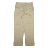 DICKIES 874 Workwear Mens Trousers Beige Regular Straight W34 L32