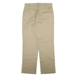 DICKIES 874 Workwear Mens Trousers Beige Regular Straight W34 L32