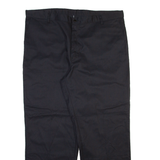 DICKIES Mens Trousers Black Relaxed Straight W44 L32