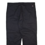 DICKIES Mens Trousers Black Relaxed Straight W44 L32