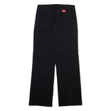DICKIES Womens Trousers Black Regular Wide-Leg W28 L30