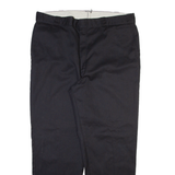 DICKIES 874 Workwear Mens Trousers Black Regular Straight W44 L32