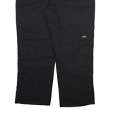 DICKIES Mens Trousers Black Relaxed Straight W42 L30
