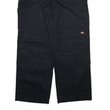 DICKIES Mens Trousers Black Loose Straight W38 L30