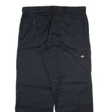 DICKIES Mens Trousers Black Loose Straight W38 L30
