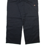 DICKIES Mens Trousers Black Loose Straight W38 L30