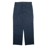 DICKIES Cargo Mens Trousers Blue Regular Straight W32 L32