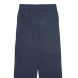 DICKIES Womens Trousers Blue Relaxed Straight W30 L30