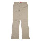 DICKIES Womens Trousers Beige Regular Bootcut W28 L32