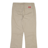 DICKIES Womens Trousers Beige Regular Bootcut W28 L32